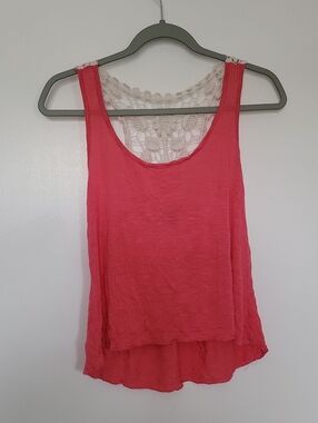 Rue 21 Crochet Back Tank Top Size Medium